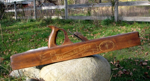 authentic vintage tool in its center text can be customized to your 